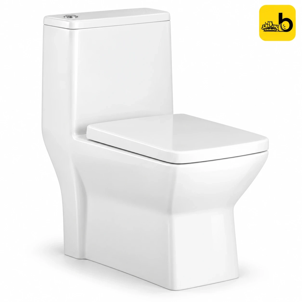 Johnson Bathware Omni Dalena (S220mm) One Piece Toilet - P4207PW0103 - White