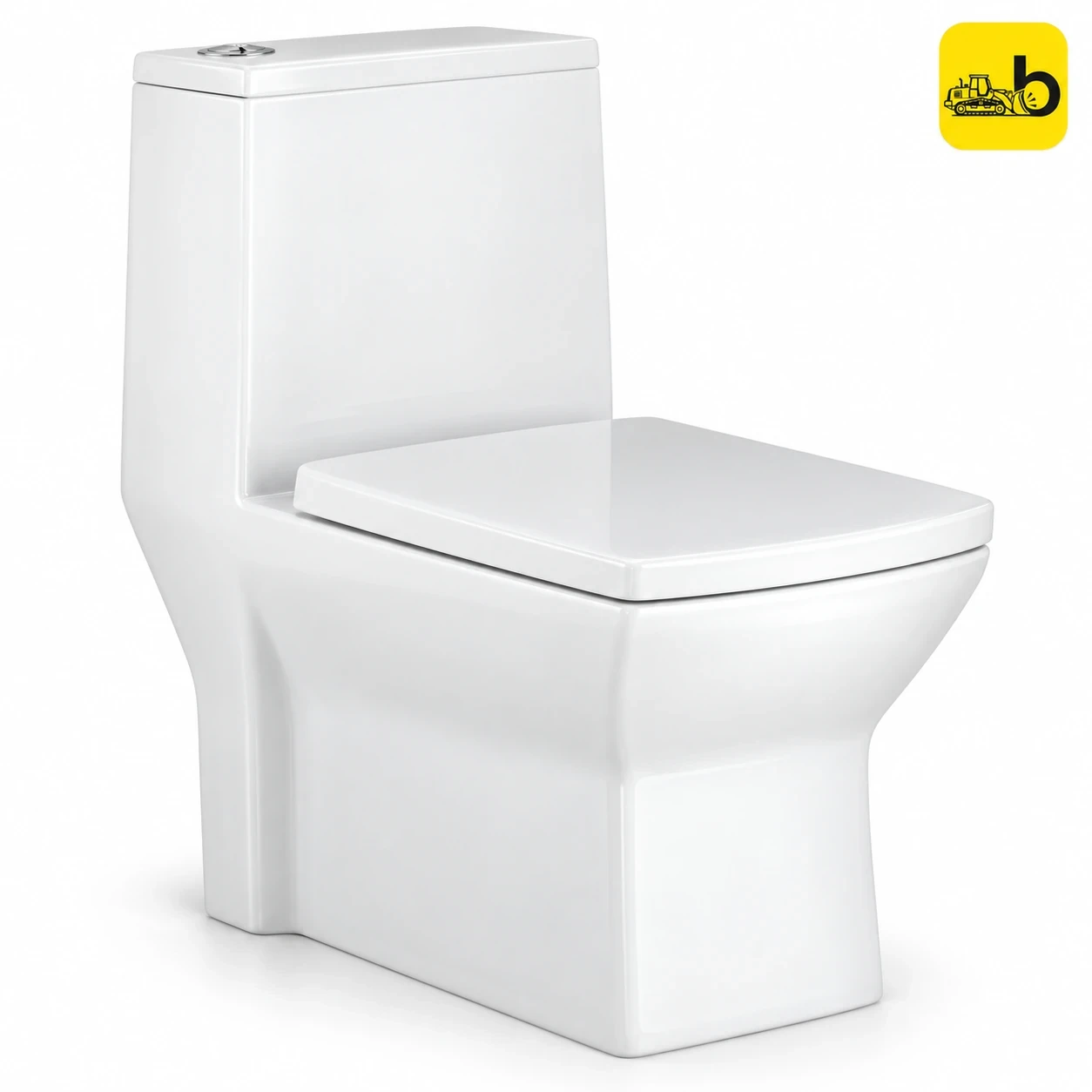 Johnson Bathware Omni Dalena (S300mm) One Piece Toilet - P4207PW0104 - White