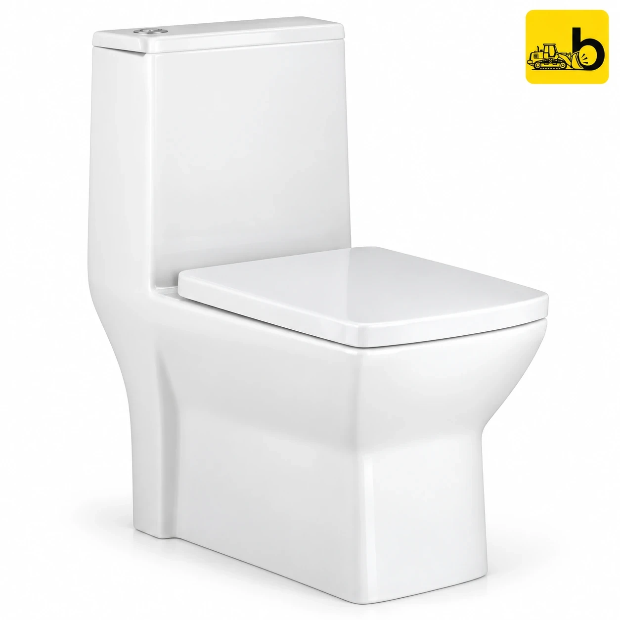 Johnson Bathware Omni Dalena Wash Down (S220mm) One Piece Toilet - P4207PW0103W - White