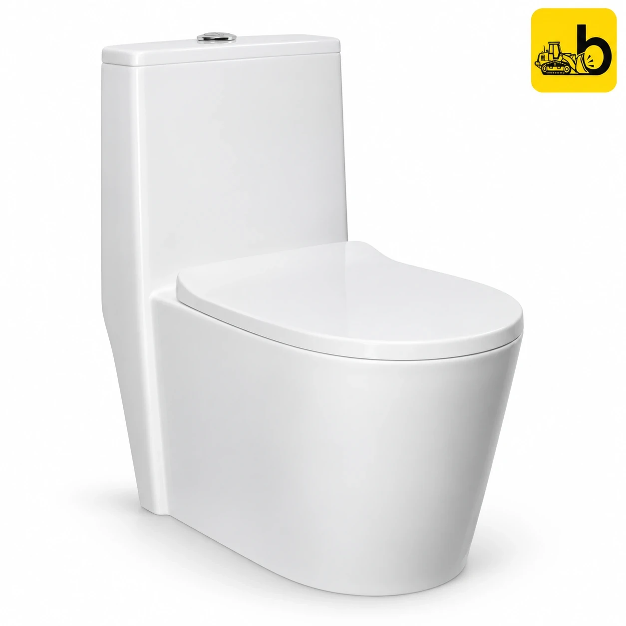 Johnson Bathware Omni Verity (S220mm) One Piece Toilet - PR107PW0103 - White