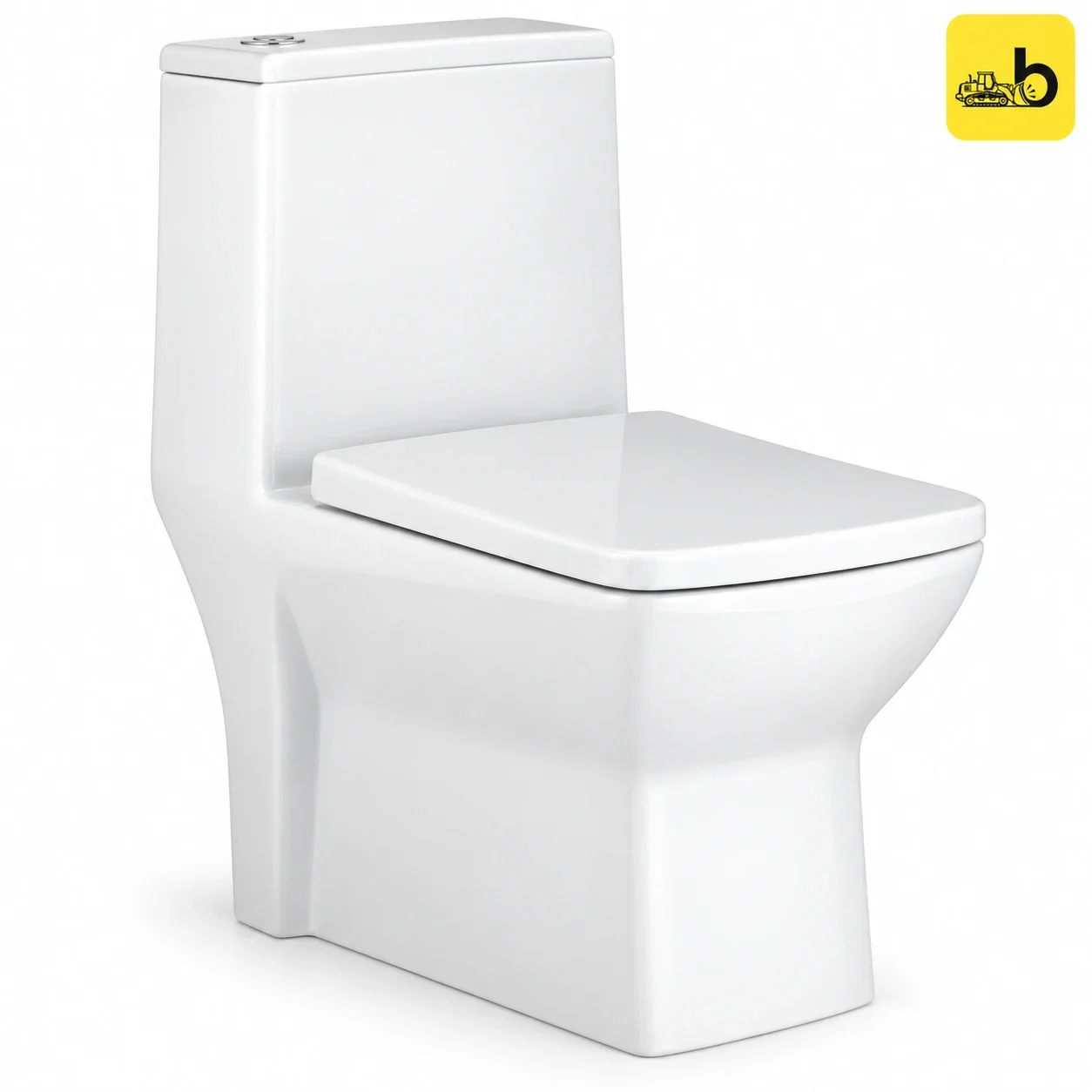 Johnson Bathware Omni Dalena Wash Down (S300mm) One Piece Toilet - P4207PW0104W - White