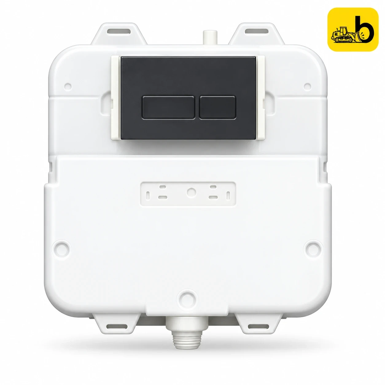 Johnson Bathware Oasis Mechanical Concealed Cistern Without Frame - L0930WPC0000 - White