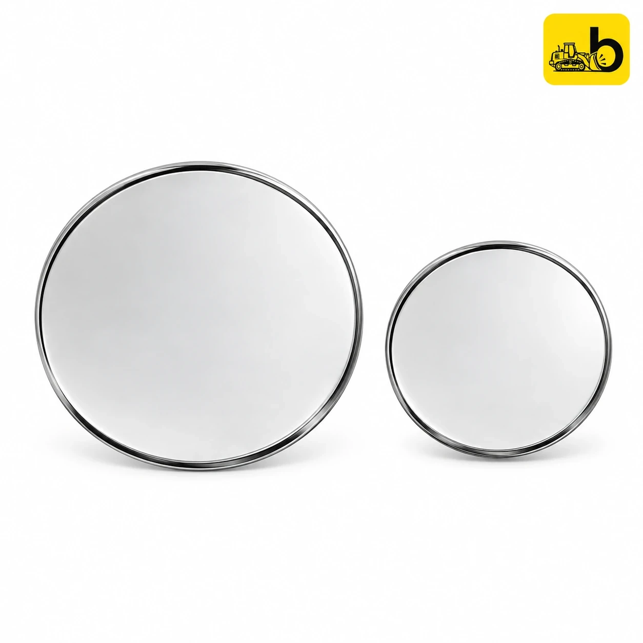 Johnson Bathware Oasis Round Push Plate - L0932ROPC000 - Chrome