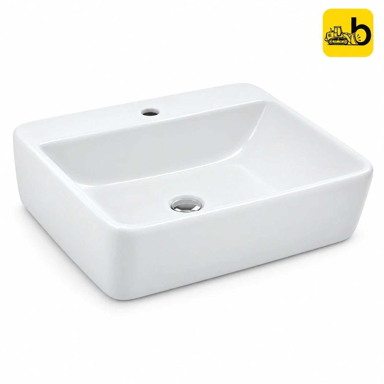 Johnson Bathware Ruby Table Top Wash Basin - P0414PW0022 - White