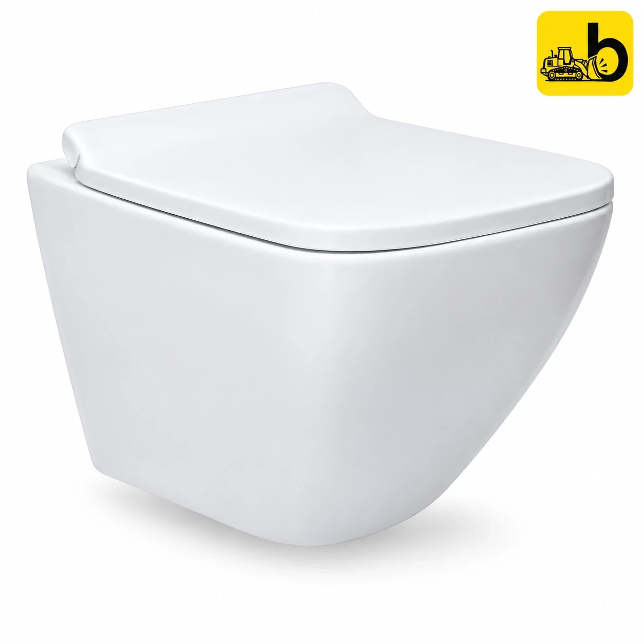 Johnson Bathware Vector Wall Hung Closet - PF264APW0302 - White