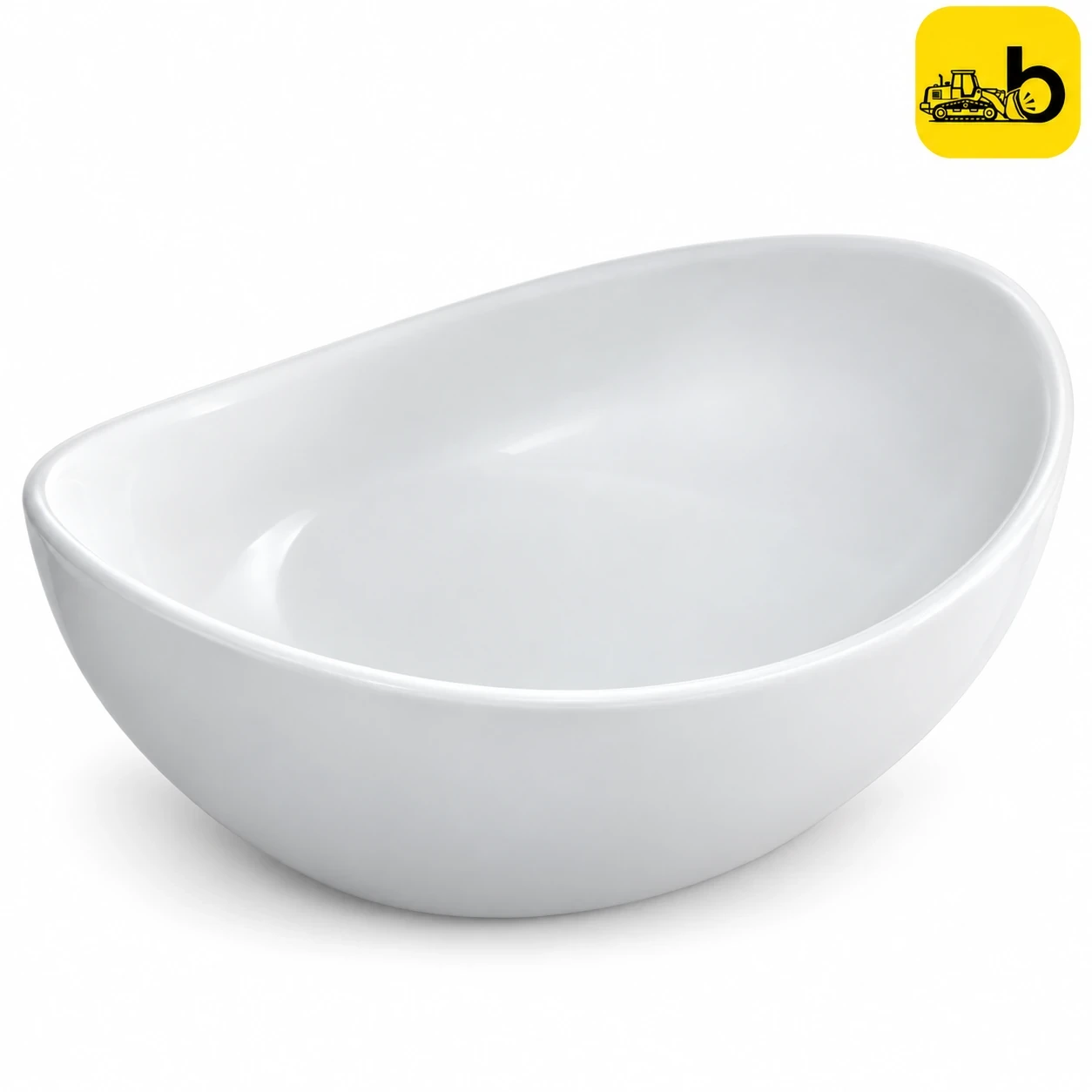 Johnson Bathware Kenwood Plus Table Top Wash Basin - P6812PPW03SB - White