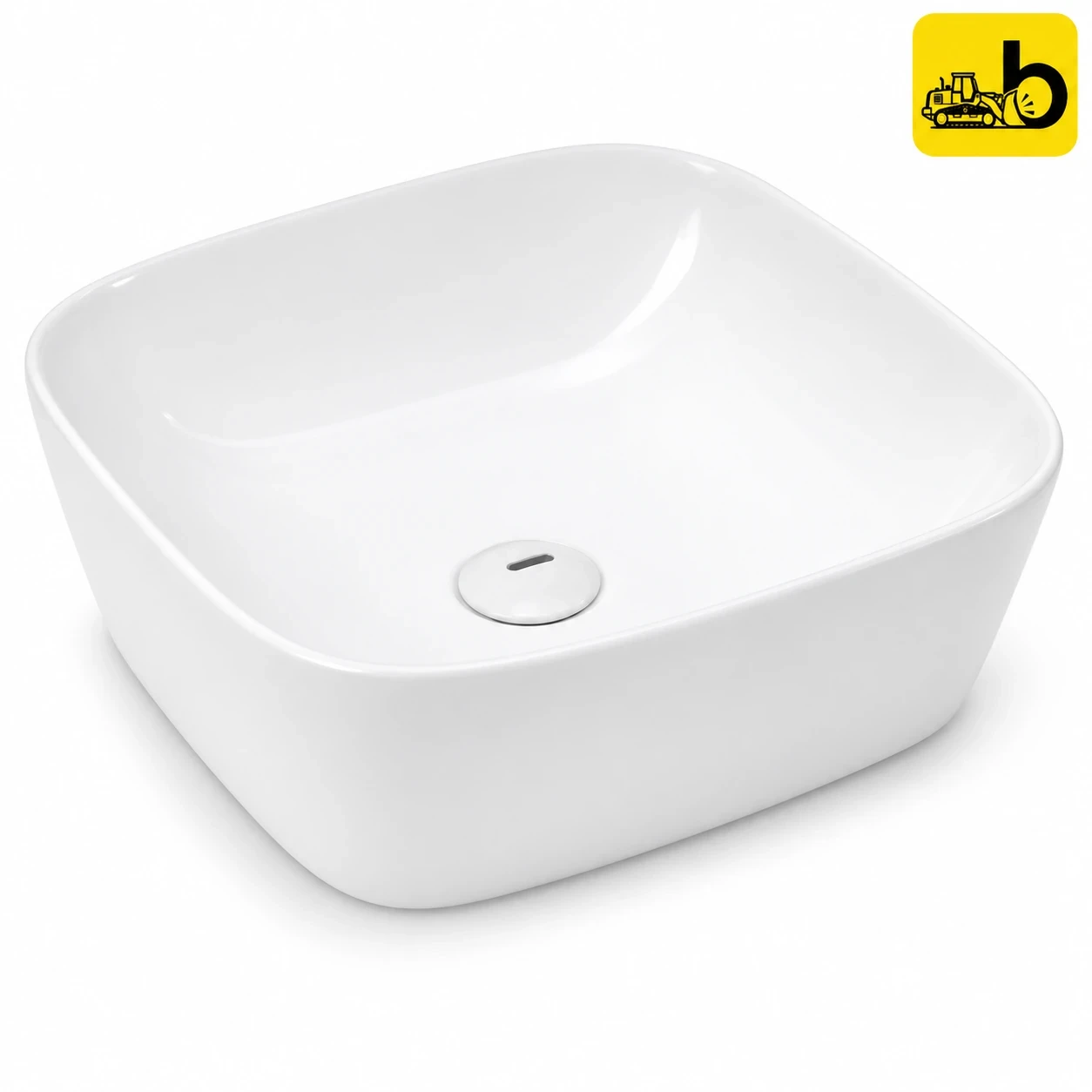 Johnson Bathware Nerio Table Top Wash Basin - PD215PW0103 - White