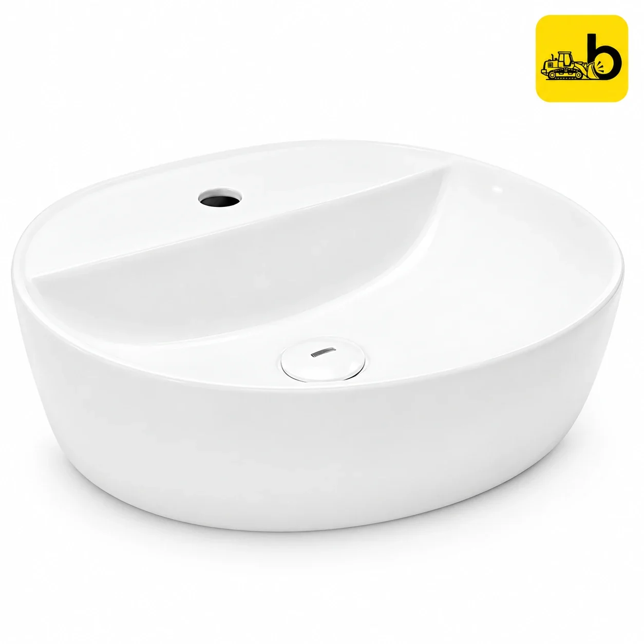 Johnson Bathware Alden Table Top Wash Basin - PX115PW0201 - White