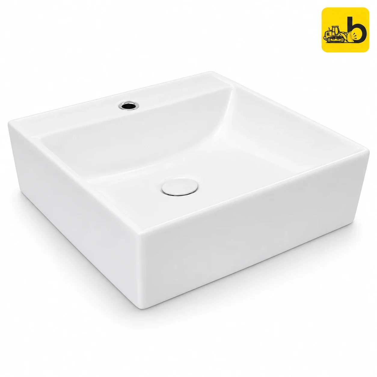 Johnson Bathware Aven Table Top Wash Basin - PE215PW0103 - White
