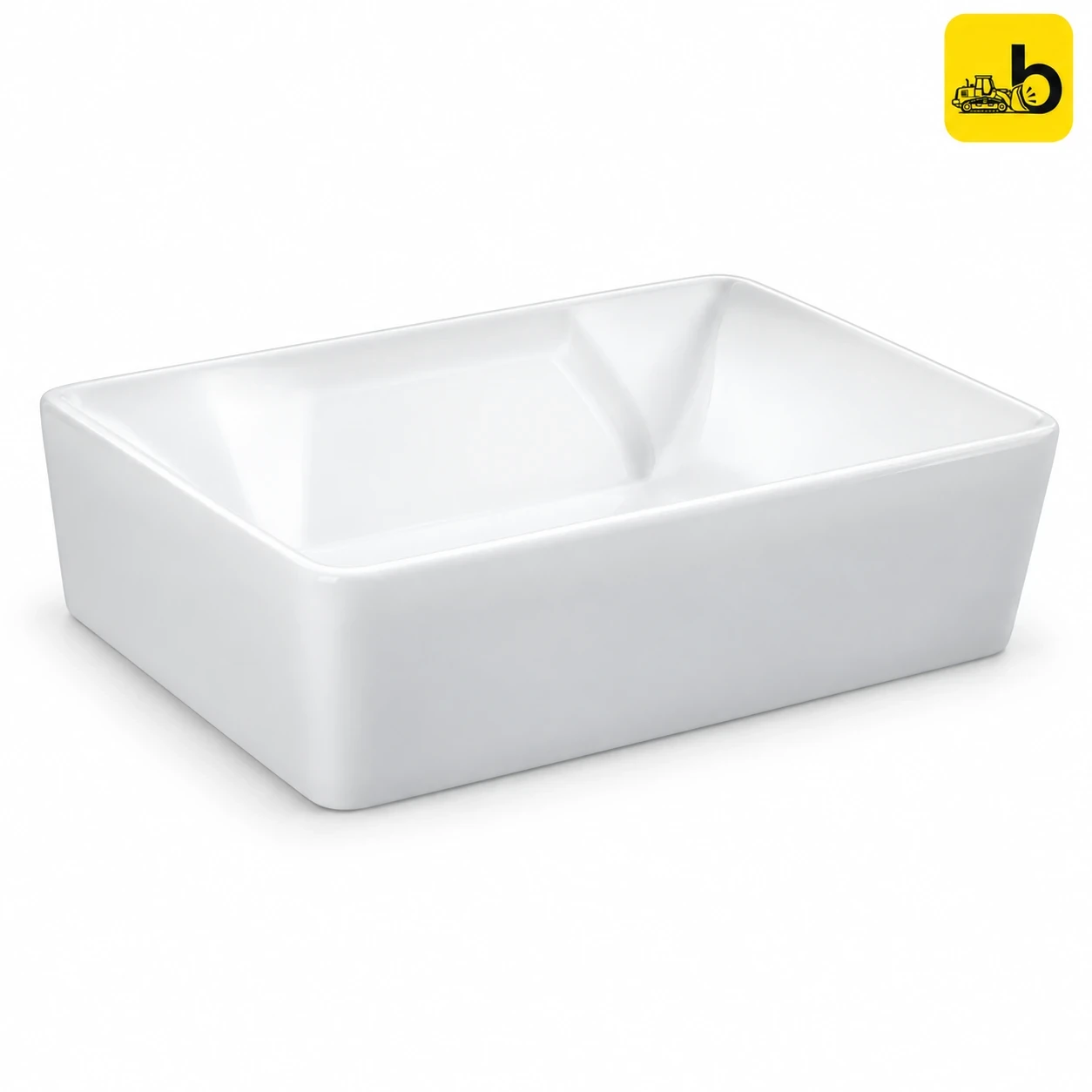 Johnson Bathware Athens Table Top or Wall Hung Wash Basin - P5014PW0022 - White