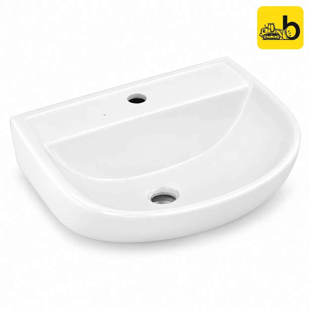 Johnson Bathware Magma Wash Basin - PH115PW0203 - White