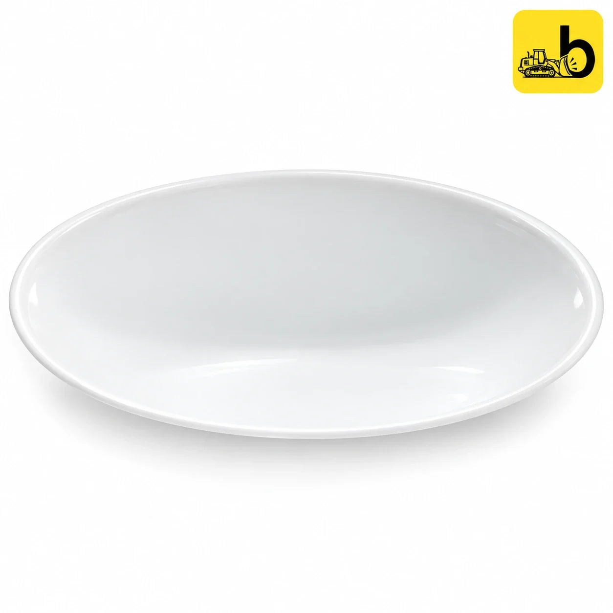 Johnson Bathware Ruby Under Counter Oval Basin - P0413PW0001 - White