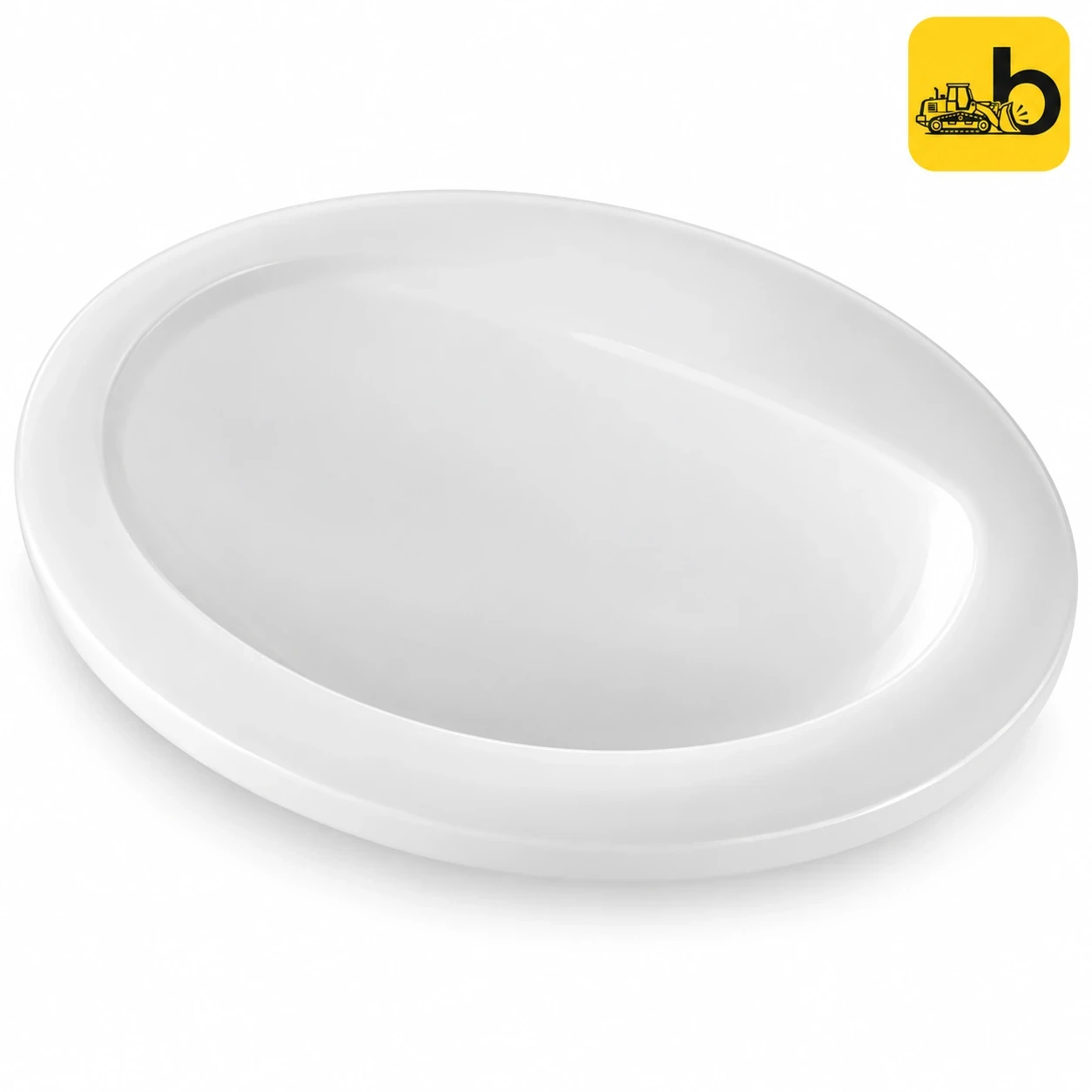Johnson Bathware Monarch Counter Top Wash Basin - P1614PW0301 - White