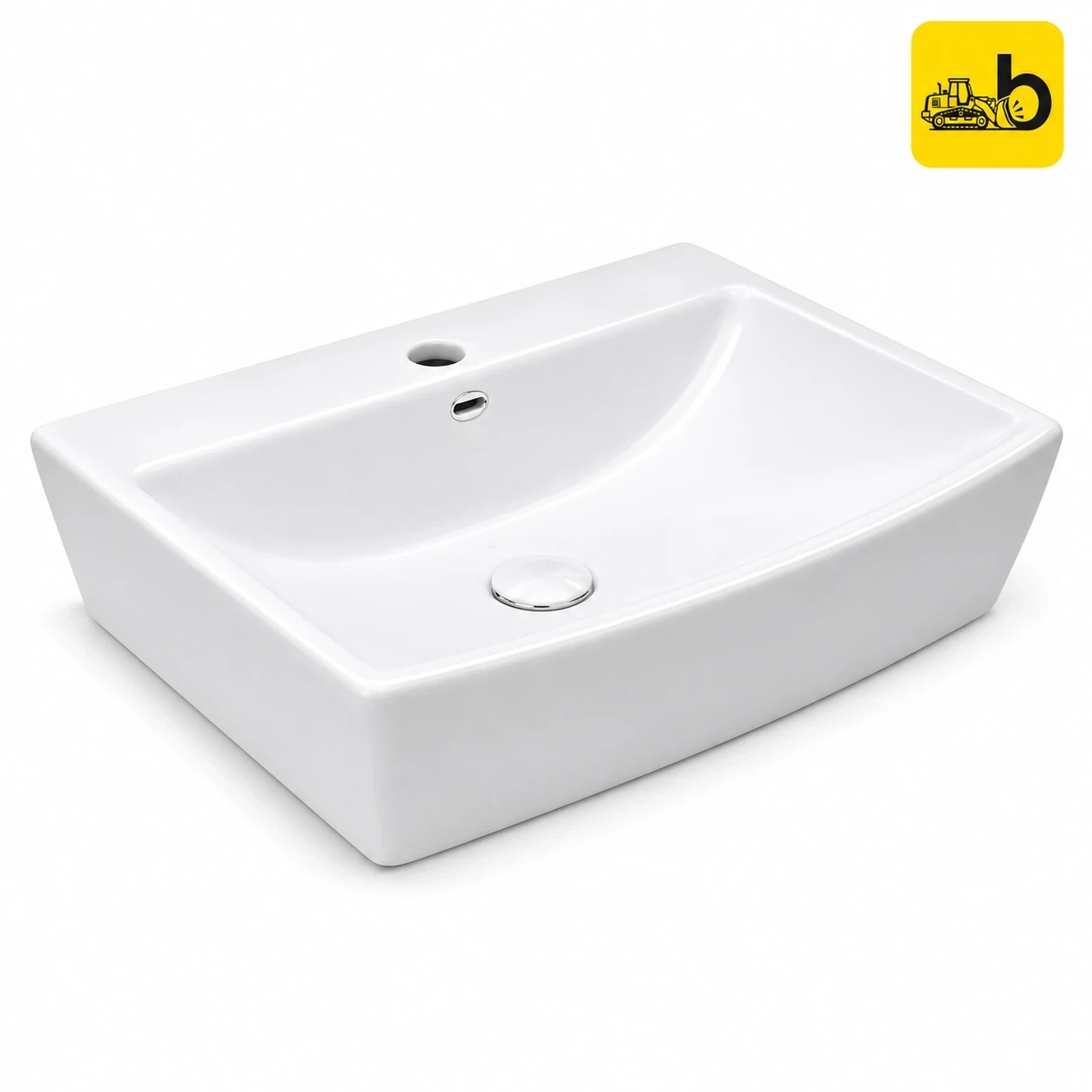 Johnson Bathware Orlan Table Top Wash Basin - PZ115PW0303 - White