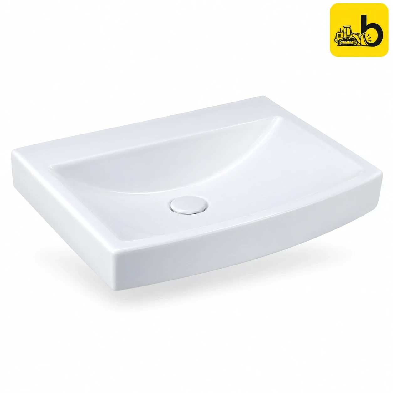 Johnson Bathware Lidl Wall Hung Wash Basin - P3715PW0203 - White