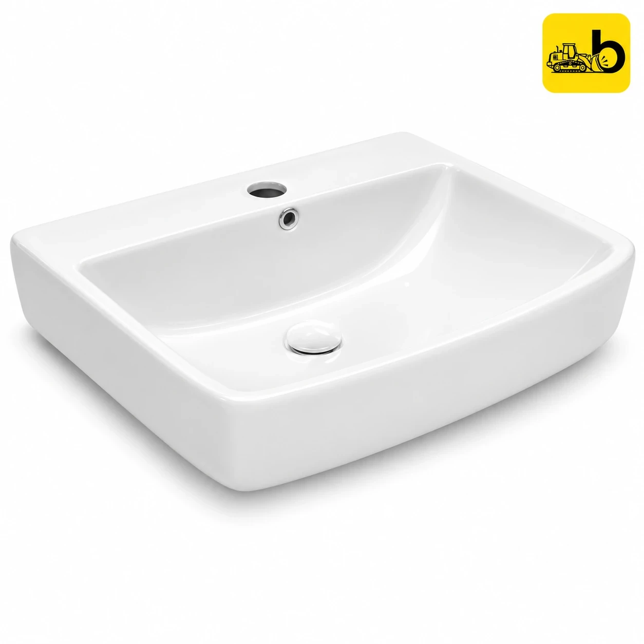 Johnson Bathware Vigo Neo Wall Hung Wash Basin - G3915NPW0203 - White