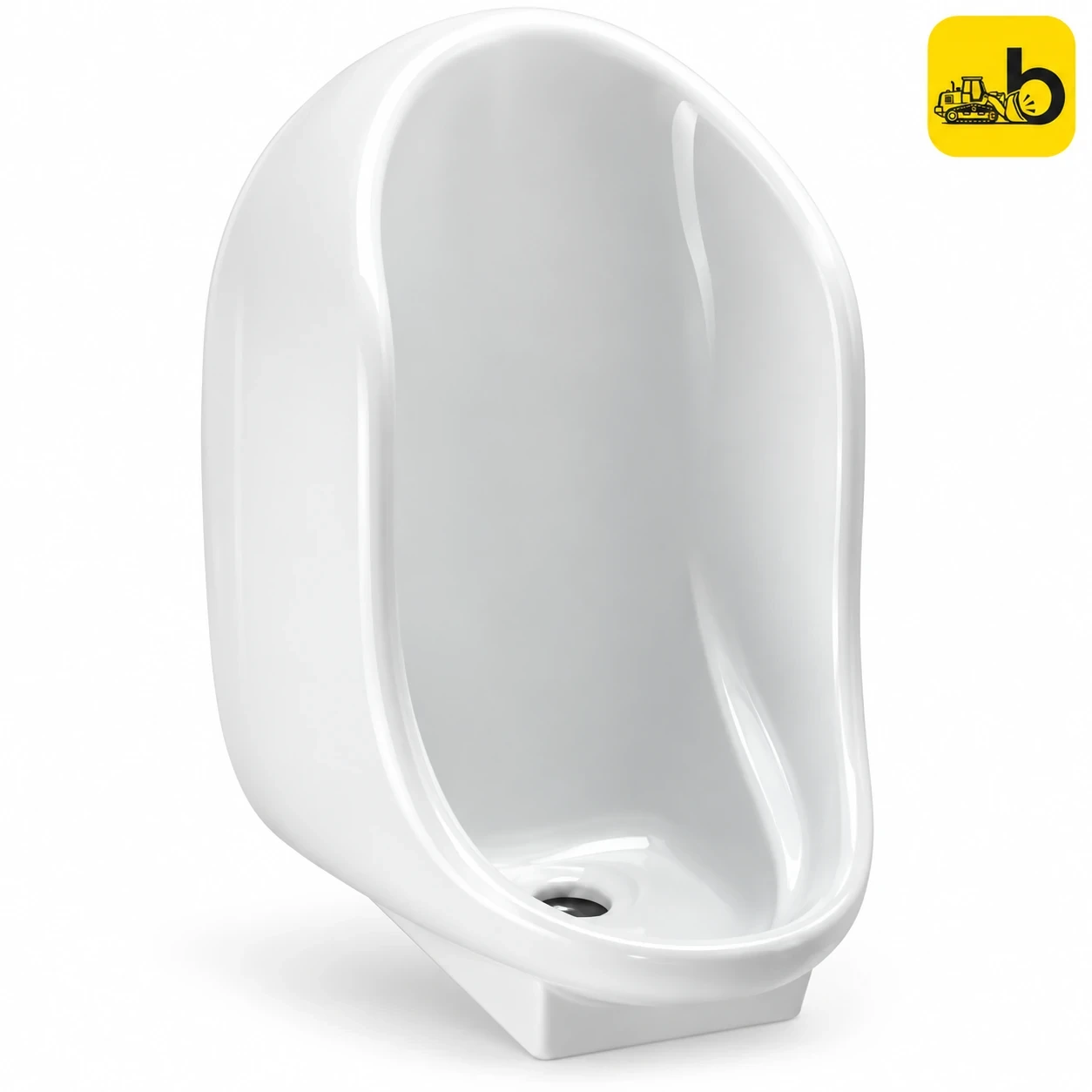 Johnson Bathware Topaz Half Stall - P0519PW0703 - White