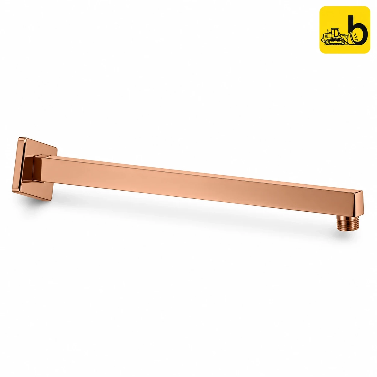 Johnson Bathware Elite Colours Rain Shower Rose Gold | Shower Arm 450mm - LS0069SPRG - Rose Gold