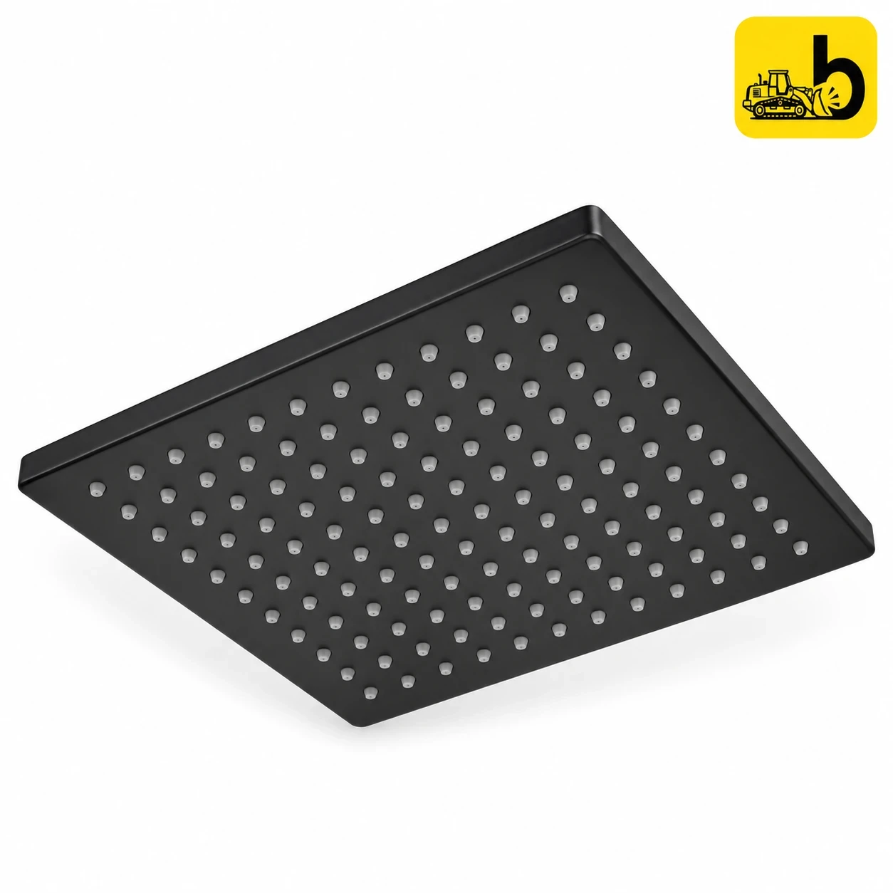 Johnson Bathware Elite Colours Rain Shower Matt Black | Shower 200mm - LS0032SPMB - Matte Black