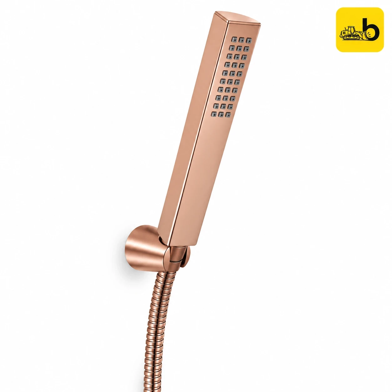 Johnson Bathware Elite Colours Hand Shower, Hose & Hook Rose Gold - LS0017PRG - Rose Gold