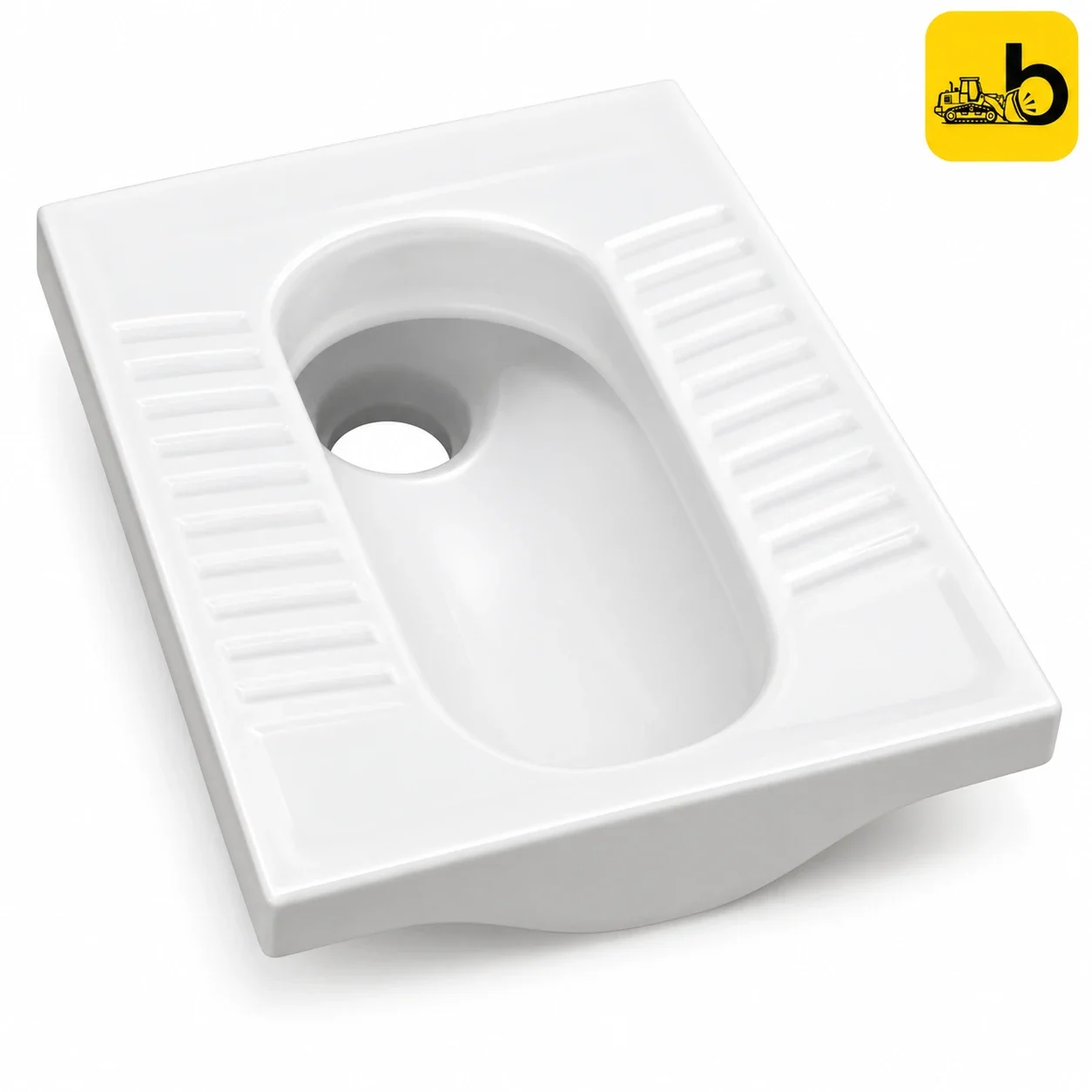 Johnson Bathware Ruby Orissa Pan 23" (Open Rim)  - P0461PW0400 - White