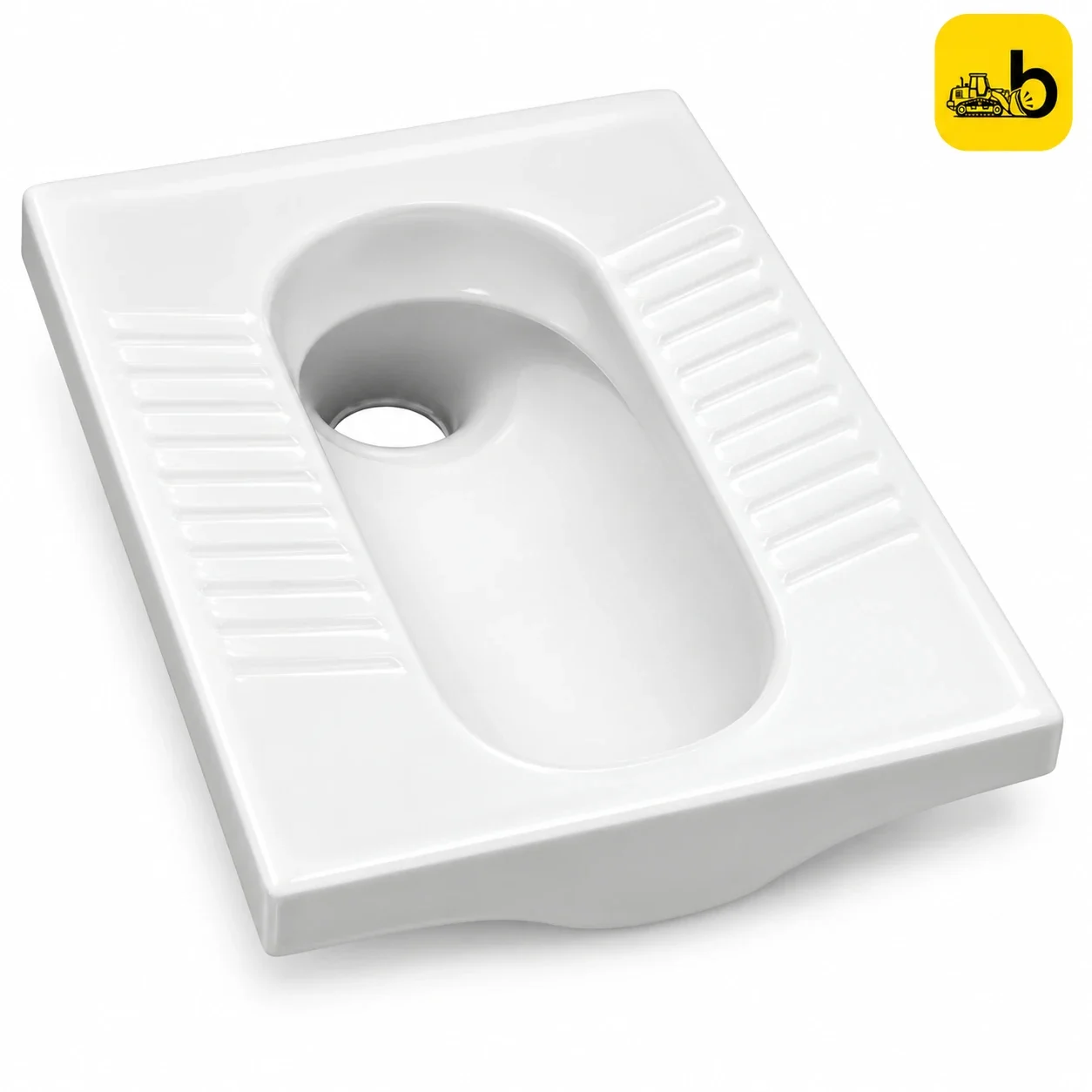 Johnson Bathware Ruby Orissa Pan 20" (Open Rim) - P0459PW0300 - White