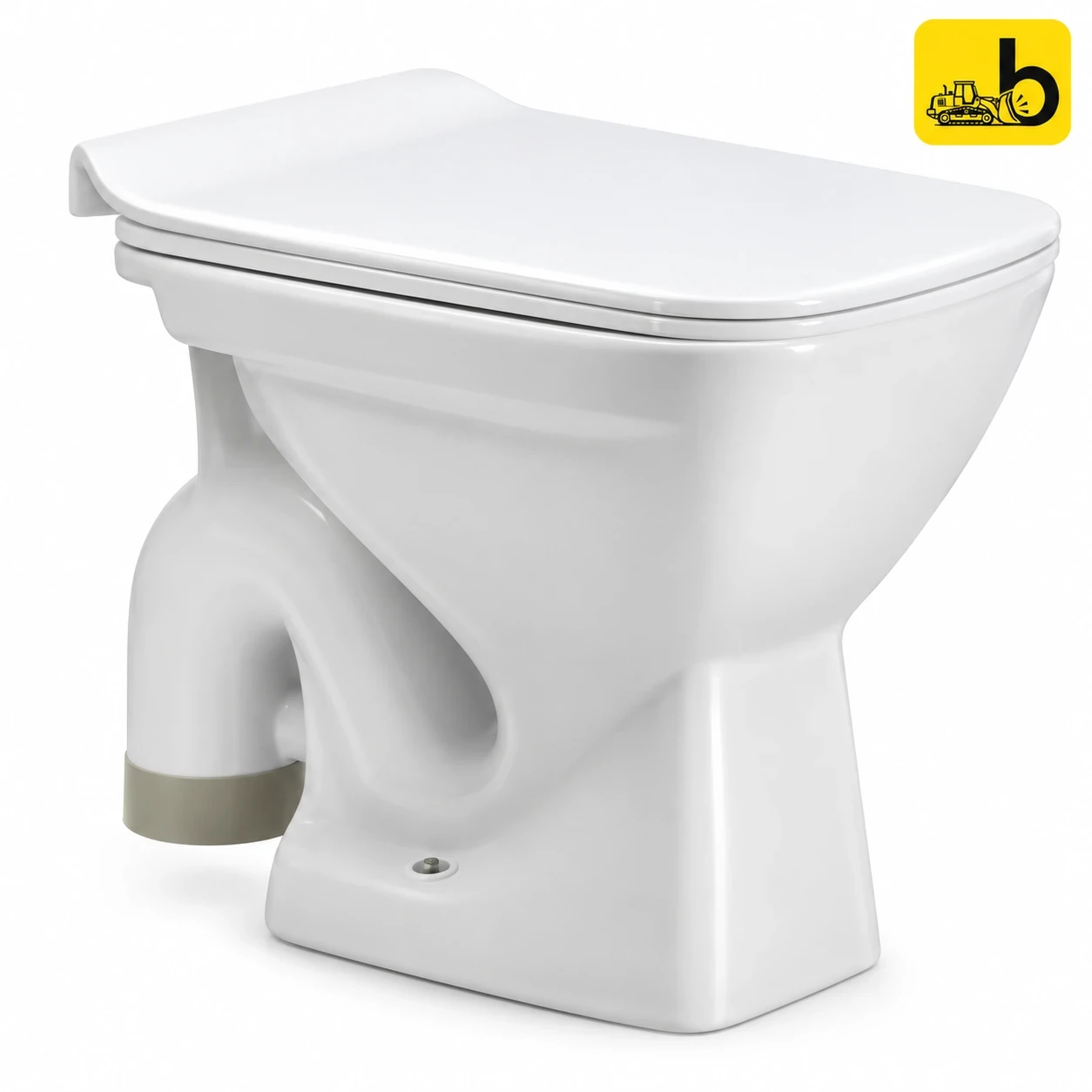 Johnson Bathware Fusion Ewc S Trap With Seat Cover - G4575APW0023 - White