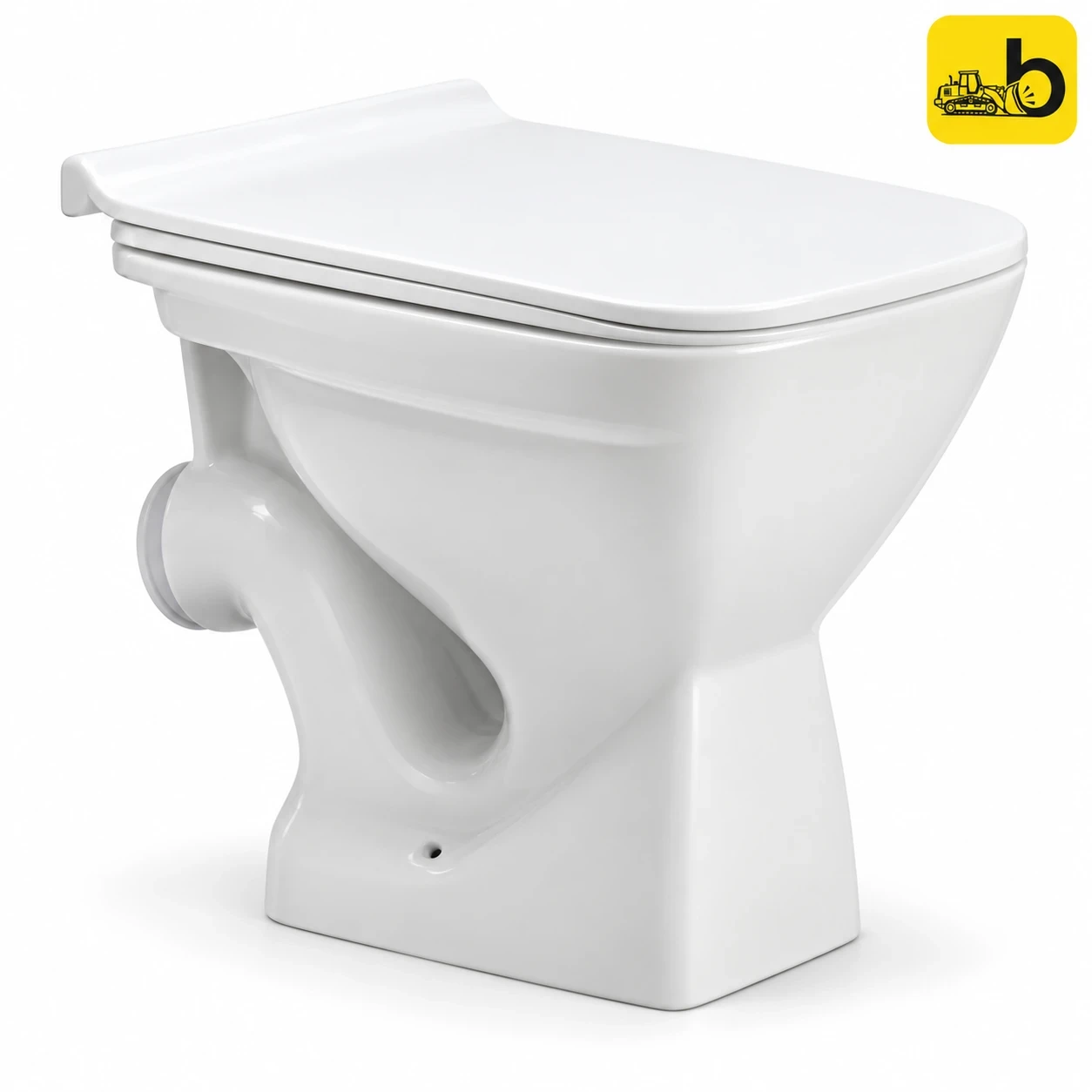 Johnson Bathware Fusion Ewc P Trap With Seat Cover - G4546PW0023 - White