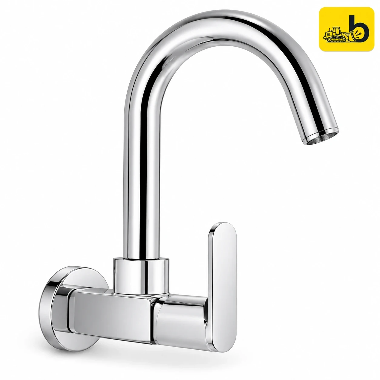 Johnson Bathware Cia Wall Mounted Sink Cock - T7618CB - Chrome