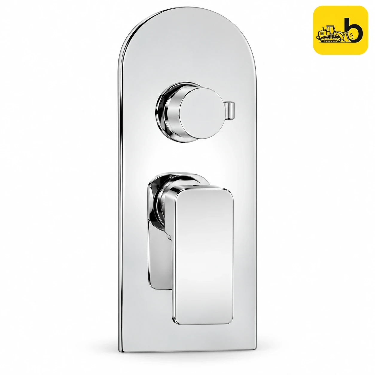 Johnson Bathware Cia 3 Way Diverter Upper Trim - T76A39CB - Chrome