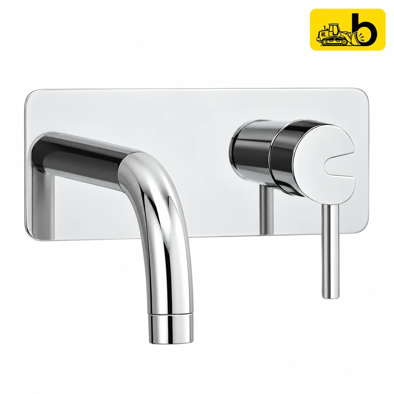 Johnson Bathware Delta Single Lever Wall Mounted Basin Mixer Exposed Part - T1366C - Chrome