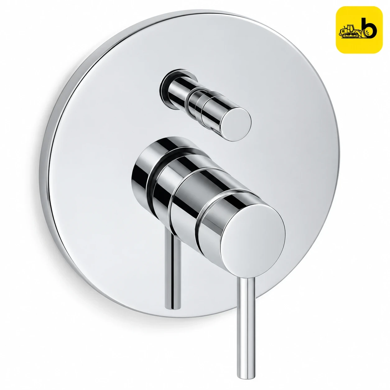 Johnson Bathware Delta Single Lever Concealed Diverter Exposed Part - T1378C - Chrome