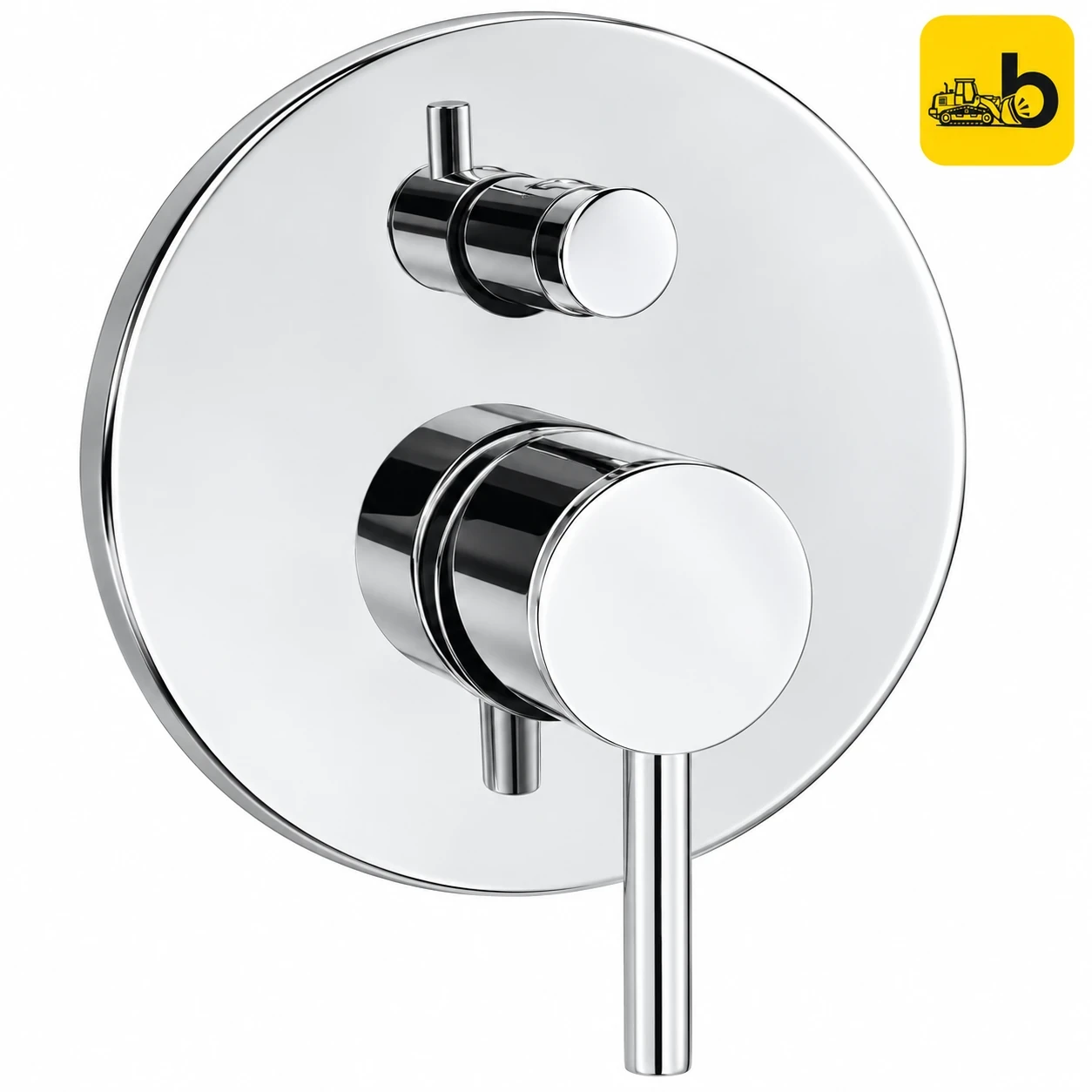Johnson Bathware Delta 3 Inlet Single Lever Concealed Diverter Exposed Part - T1339C - Chrome
