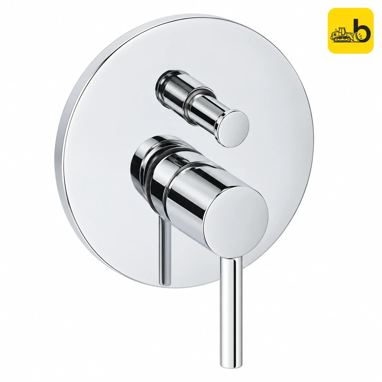 Johnson Bathware Delta Single Lever High Flow Concealed Diverter Exposed Part - T1378CK - Chrome