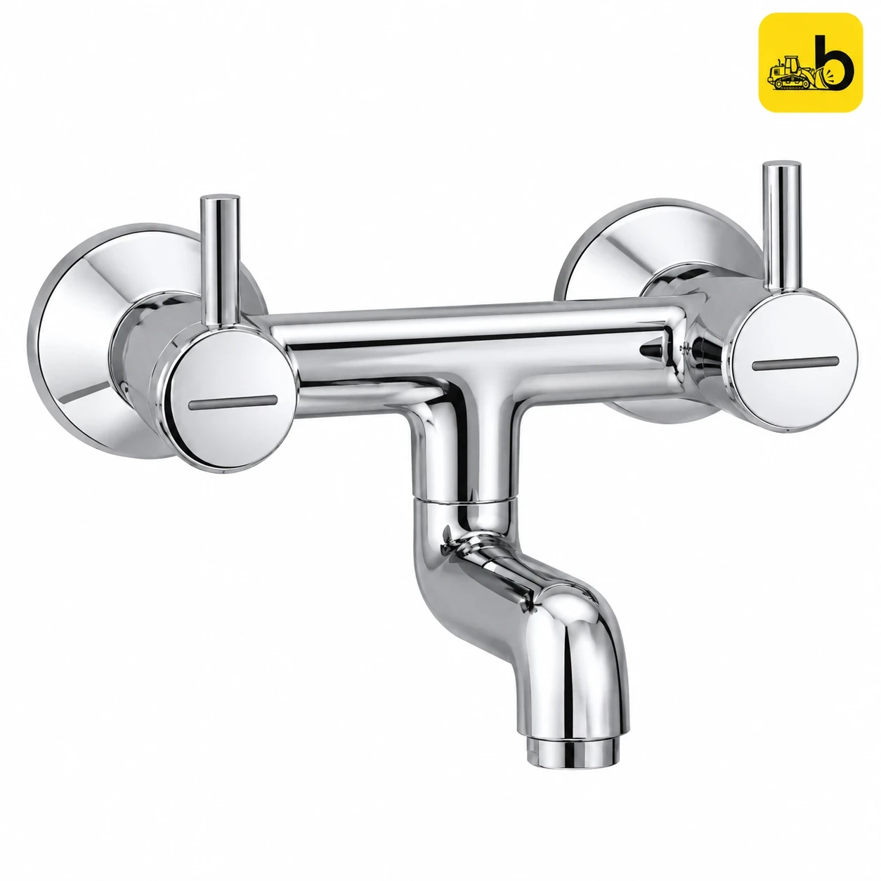 Johnson Bathware Delta Non Telephonic Wall Mixer - T1324C - Chrome