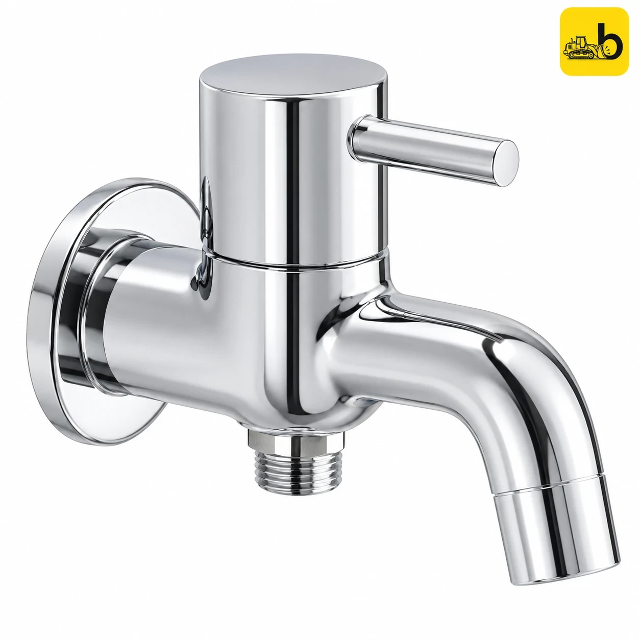Johnson Bathware Delta Single Handle 2 in 1 Bib Cock - T1370C - Chrome
