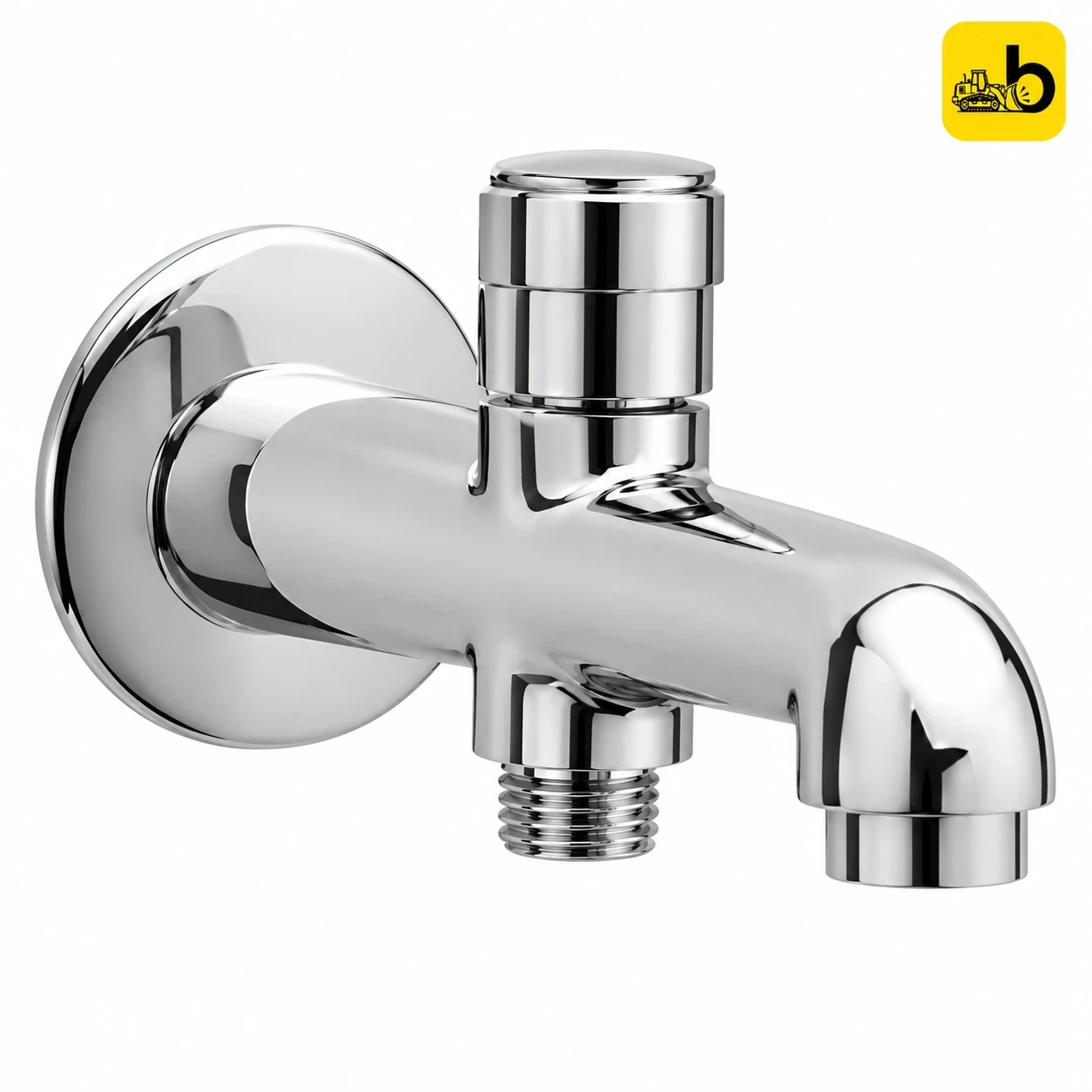 Johnson Bathware Delta Bath Tub Spout with Tip-Ton - T1329C - Chrome