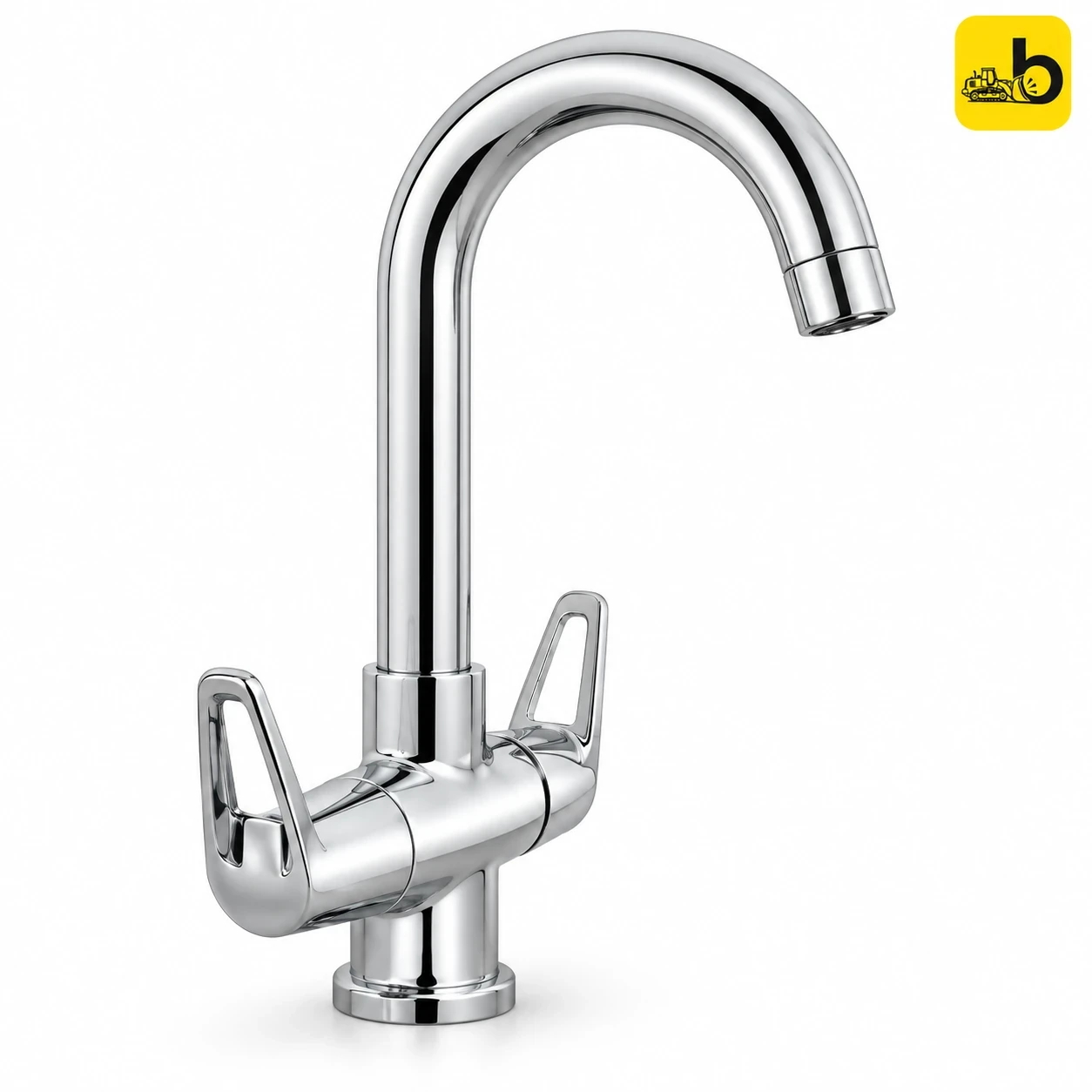 Johnson Bathware Sigma Center Hole Basin Mixer - T5317C - Chrome