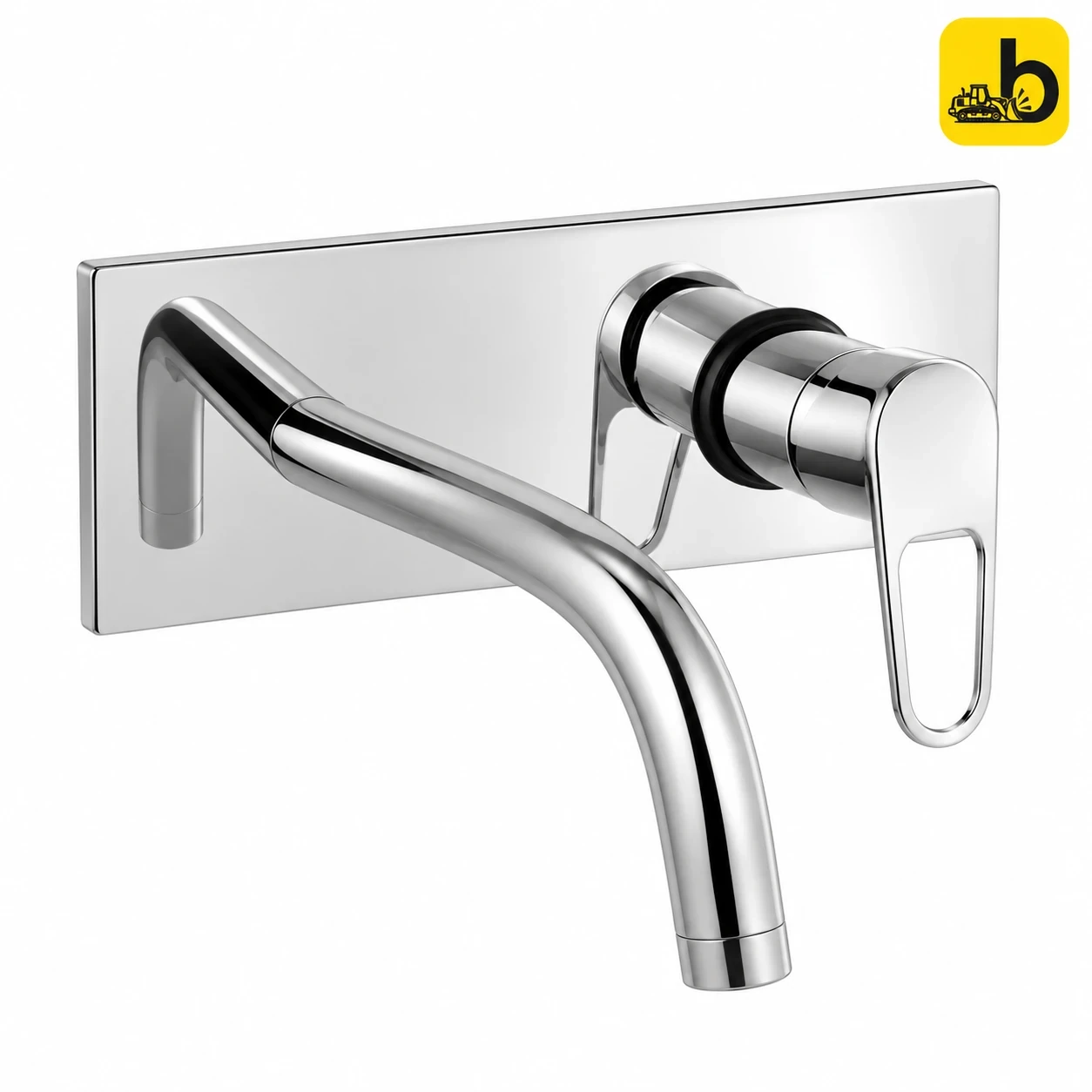 Johnson Bathware Sigma Single Lever Wall Mounted Basin Mixer Exposed Part - T5366C - Chrome