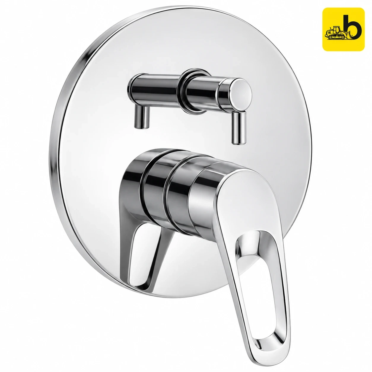 Johnson Bathware Sigma 3 Inlet Single Lever Concealed Diverter Exposed Part - T5339C - Chrome