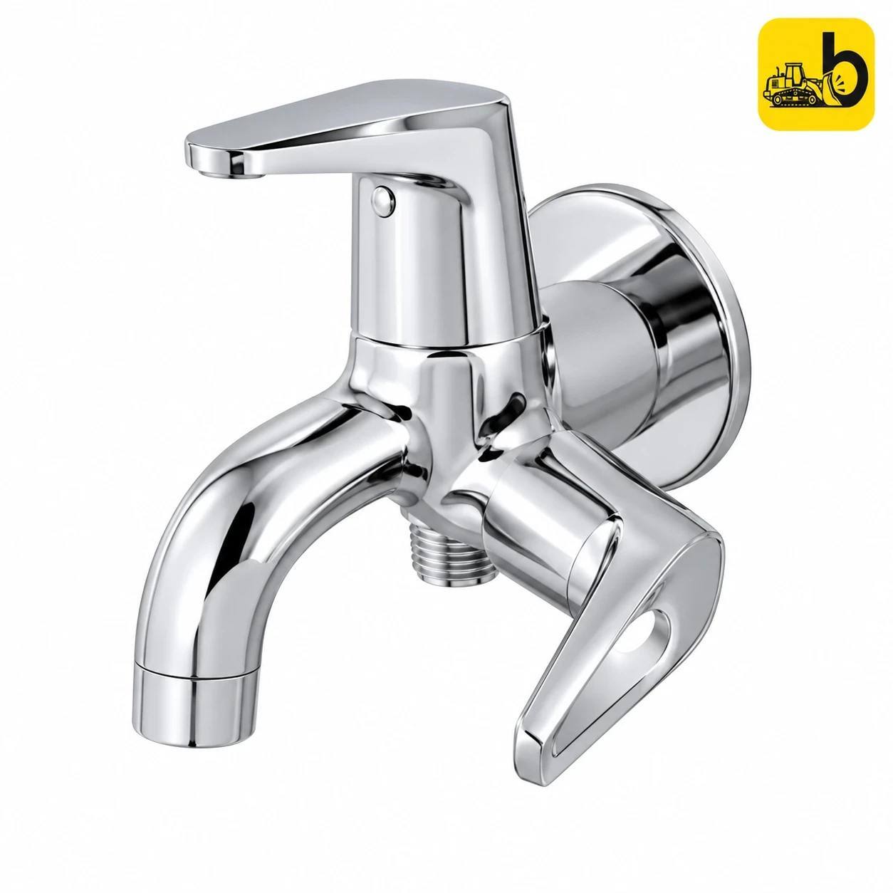 Johnson Bathware Sigma 2 in 1 Bib Cock - T5308C - Chrome