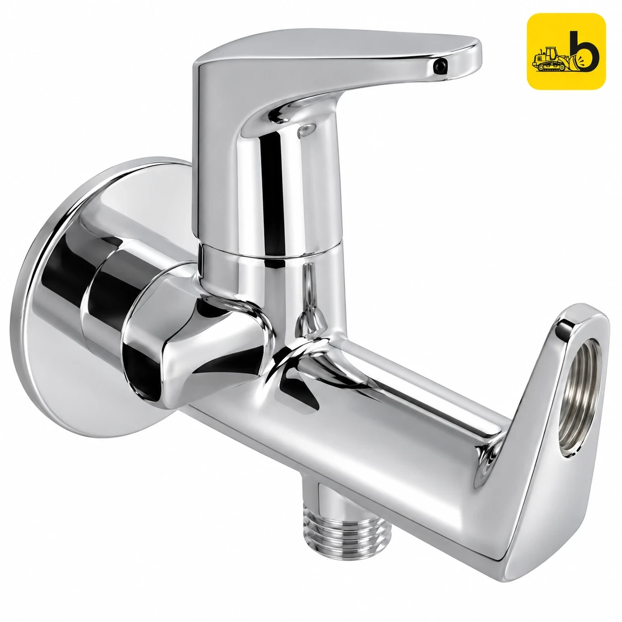 Johnson Bathware Sigma 2 in 1 Angle Cock - T5312C - Chrome