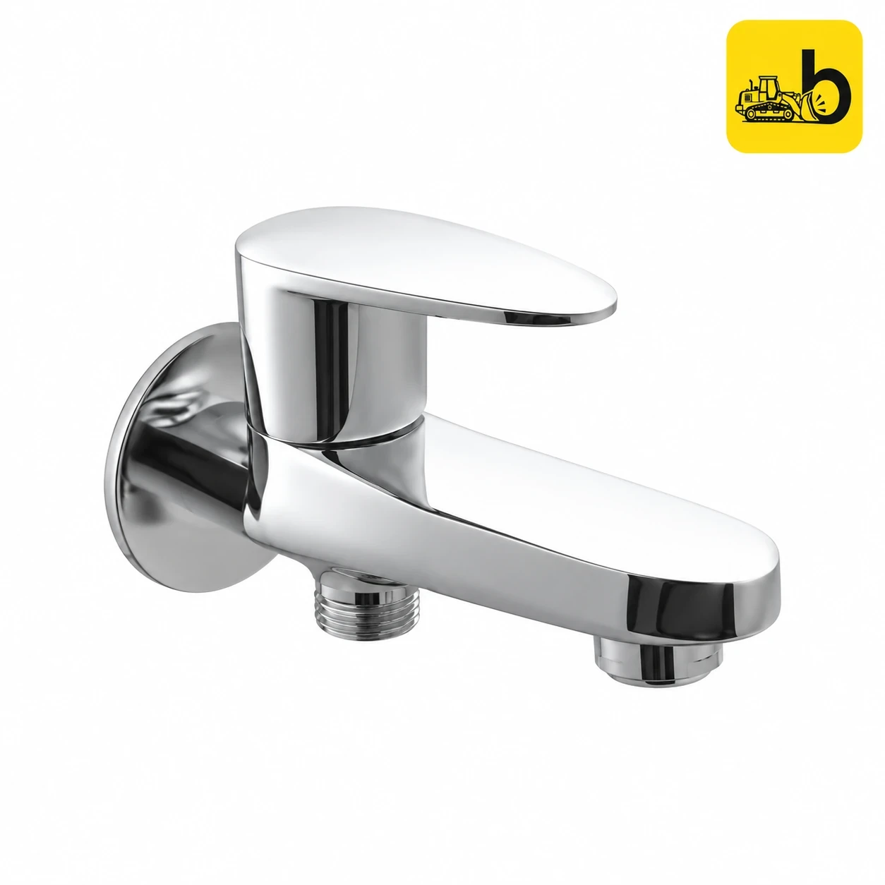 Johnson Bathware Arc 2 in1 Bib Cock with Single Handle - T6770CB - Chrome