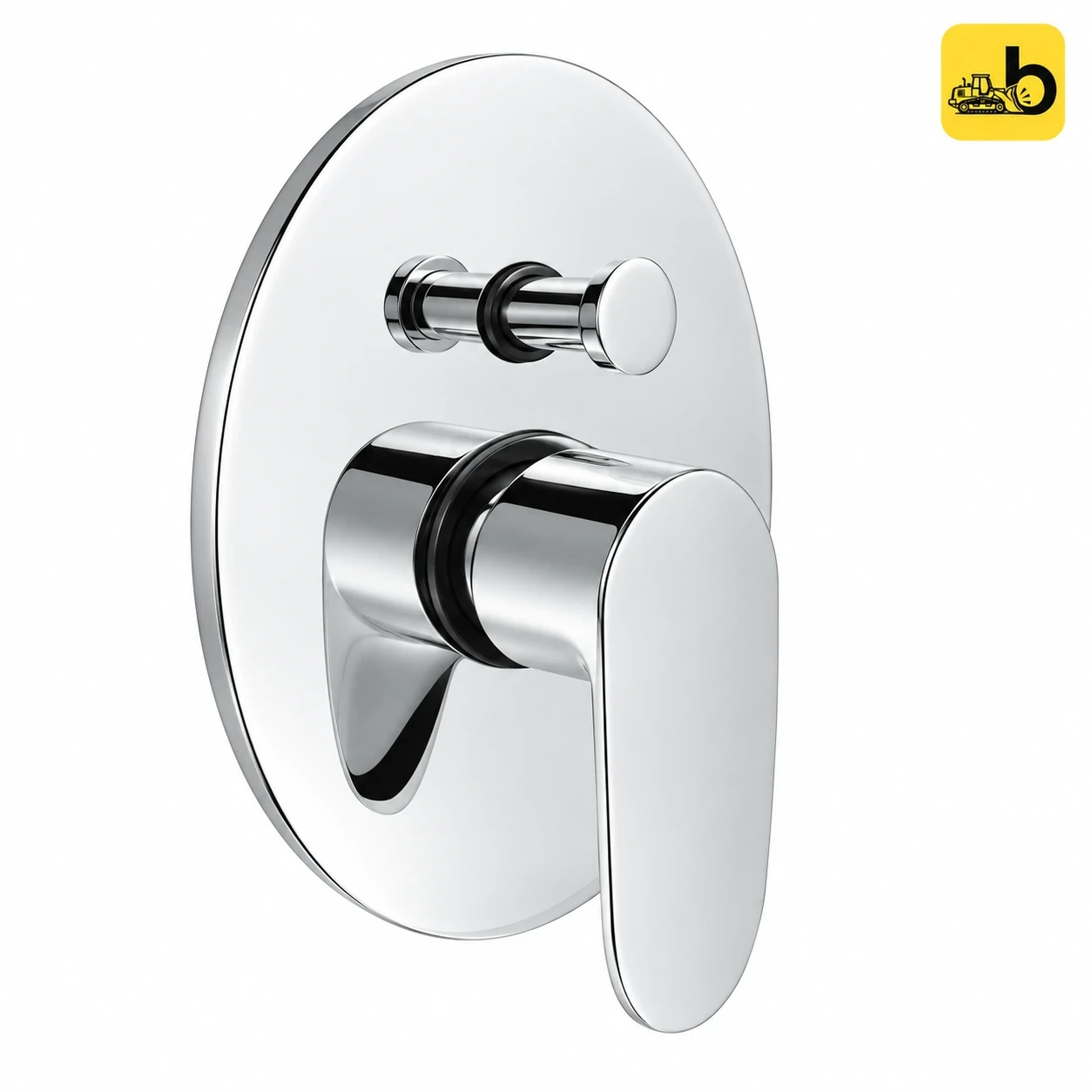 Johnson Bathware Arc Single Lever High Flow Concealed Diverter Exposed Part - T6798CB - Chrome