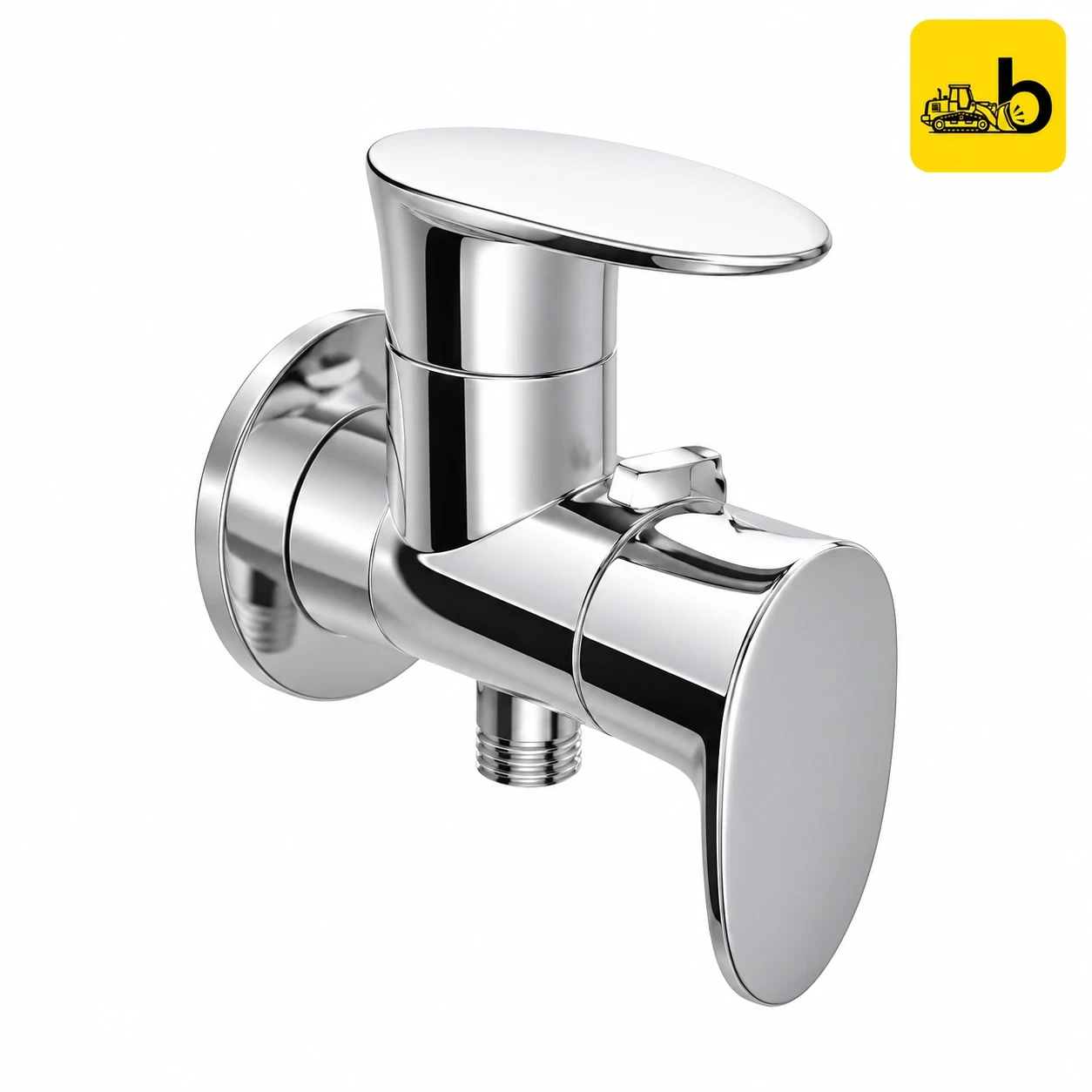 Johnson Bathware Arc 2 in 1 Angle Cock - T6712CB - Chrome