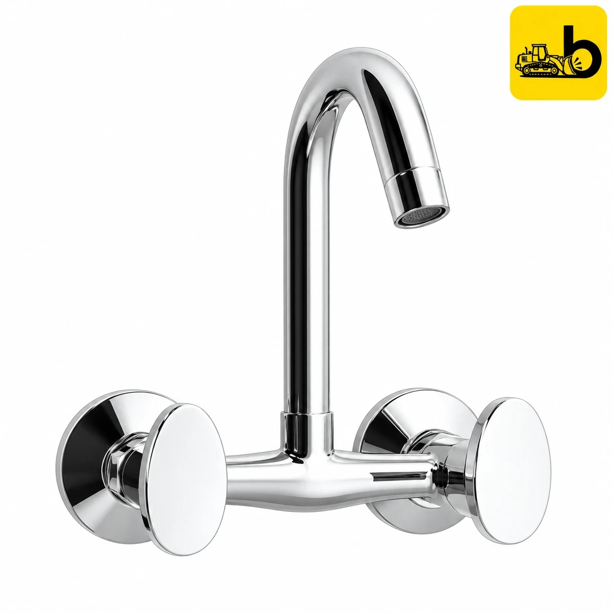 Johnson Bathware Arc Wall Mounted Sink Mixer - T6720CB - Chrome