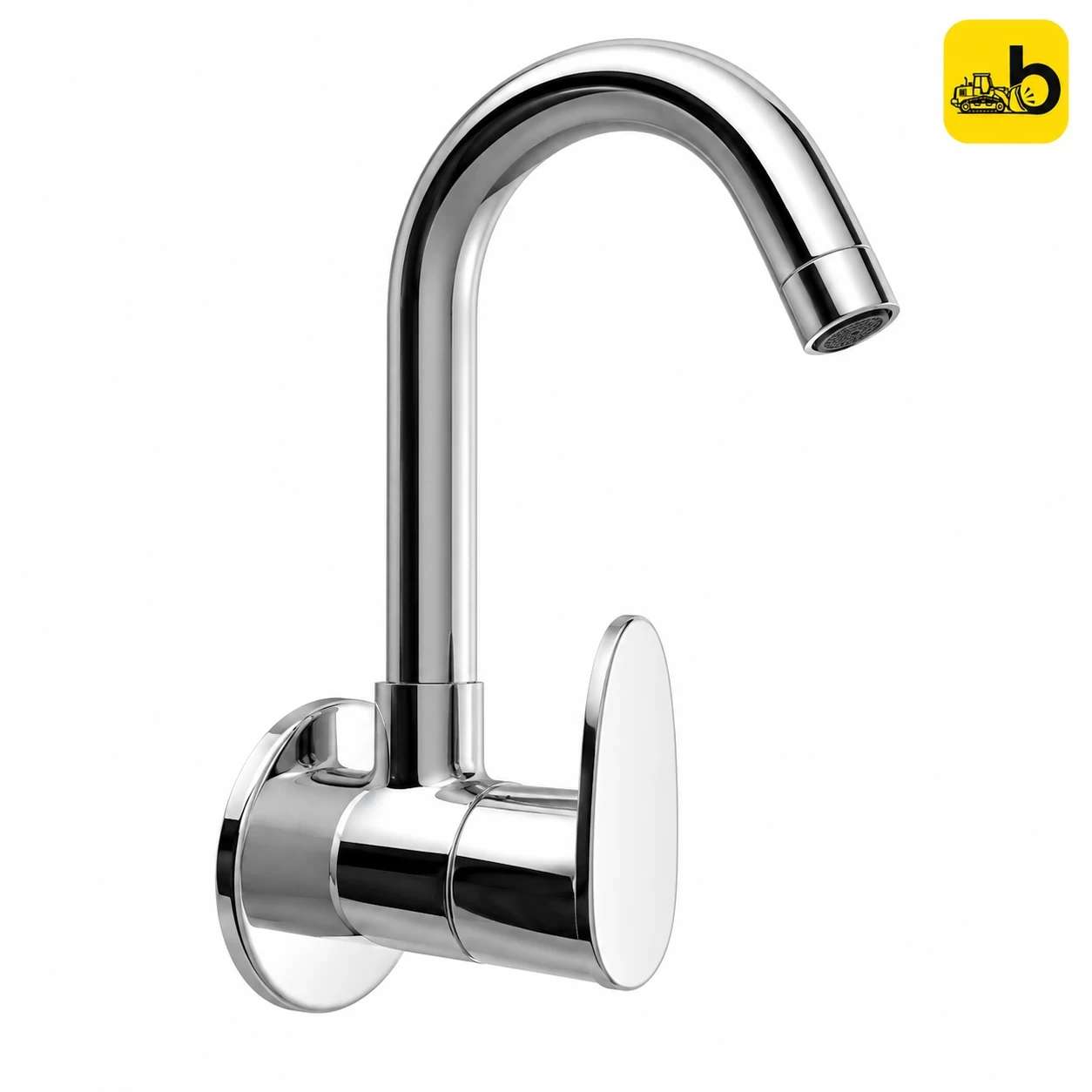 Johnson Bathware Arc Wall Mounted Sink Cock - T6718CB - Chrome