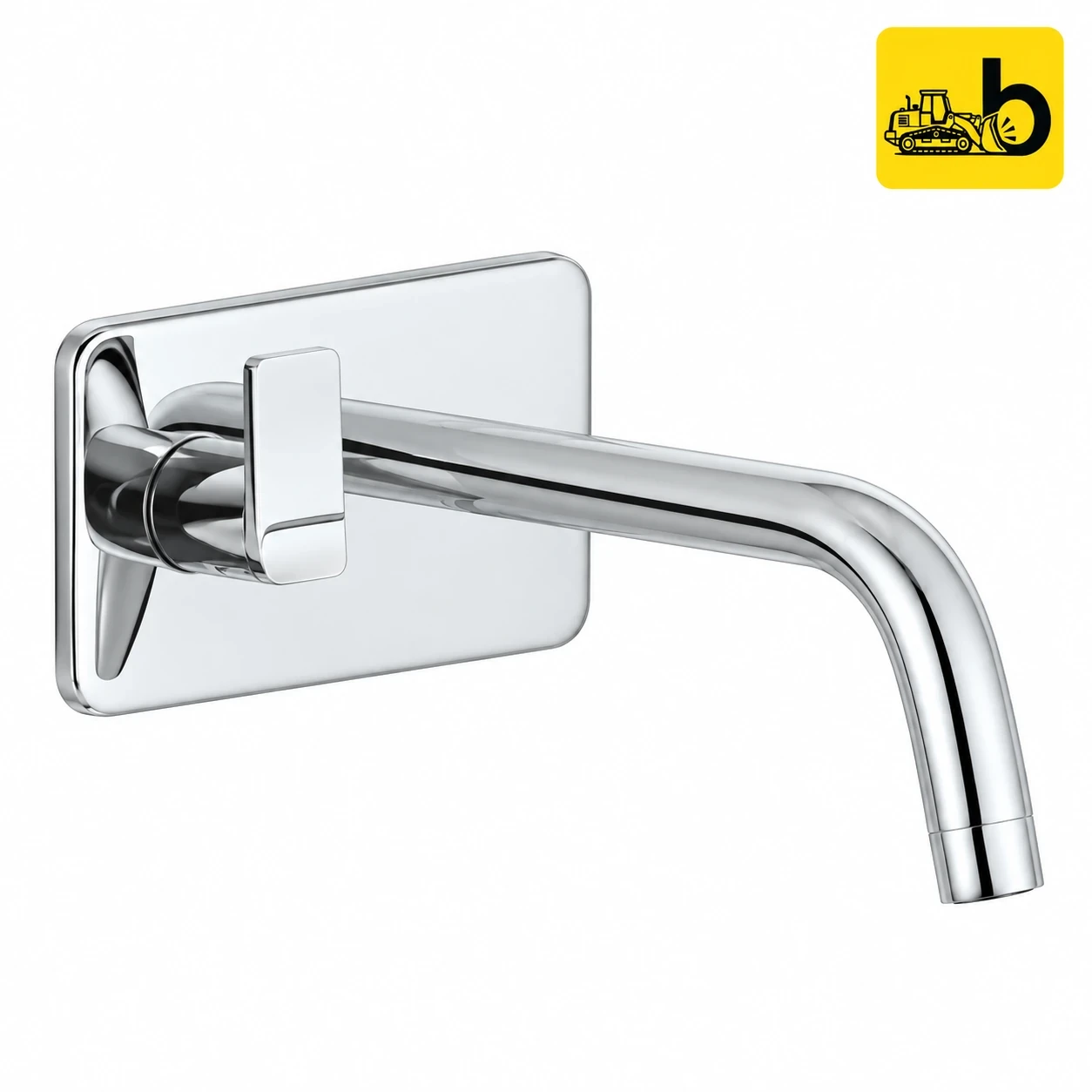 Johnson Bathware Spun Wall Mounted Cold Tap Exposed Part - T3487C - Chrome