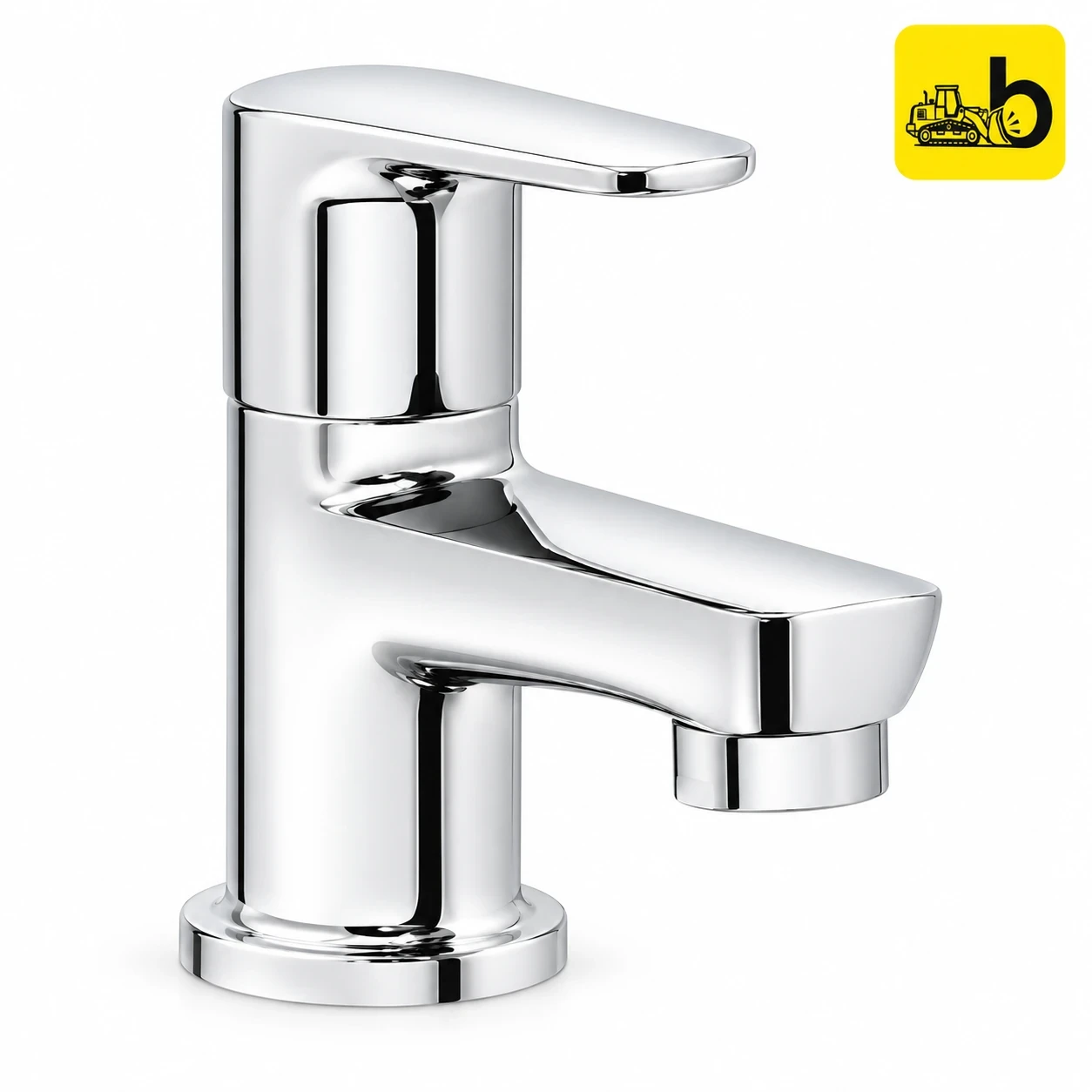 Johnson Bathware Spun Pillar Cock - T3401C - Chrome