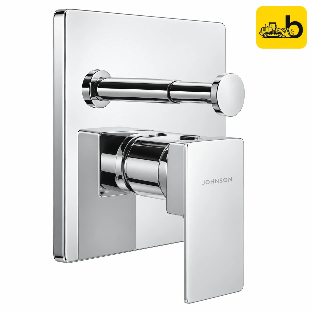 Johnson Bathware Deniz Single Lever High Flow Concealed Diverter Exposed Part - T6498CK - Chrome